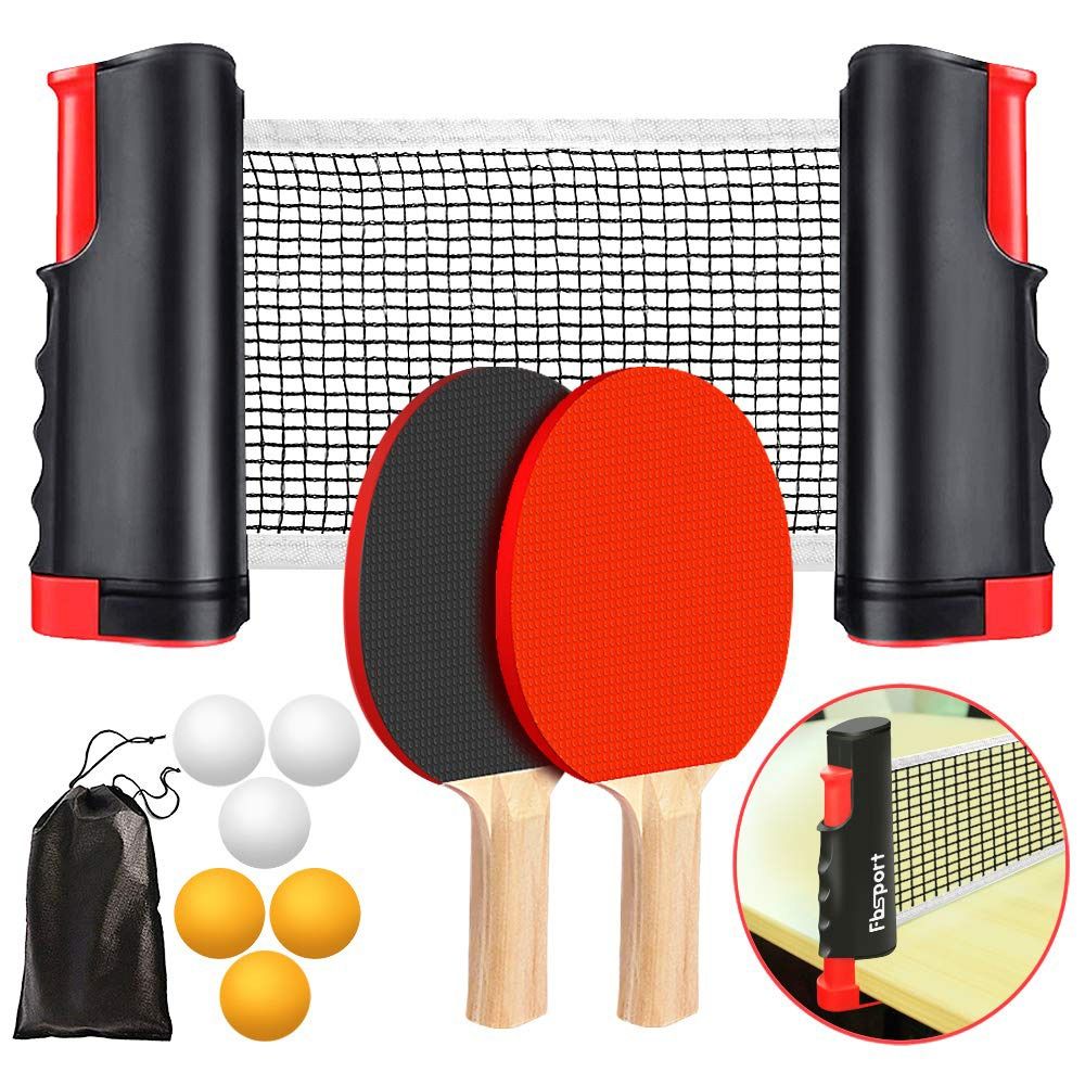 Table Tennis Kit Bag - Retractable Net Ping Pong Net Frame