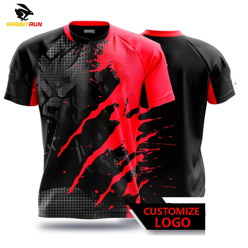 Table Tennis Club Jersey - New Men's T-shirts for Men Quick-Drying