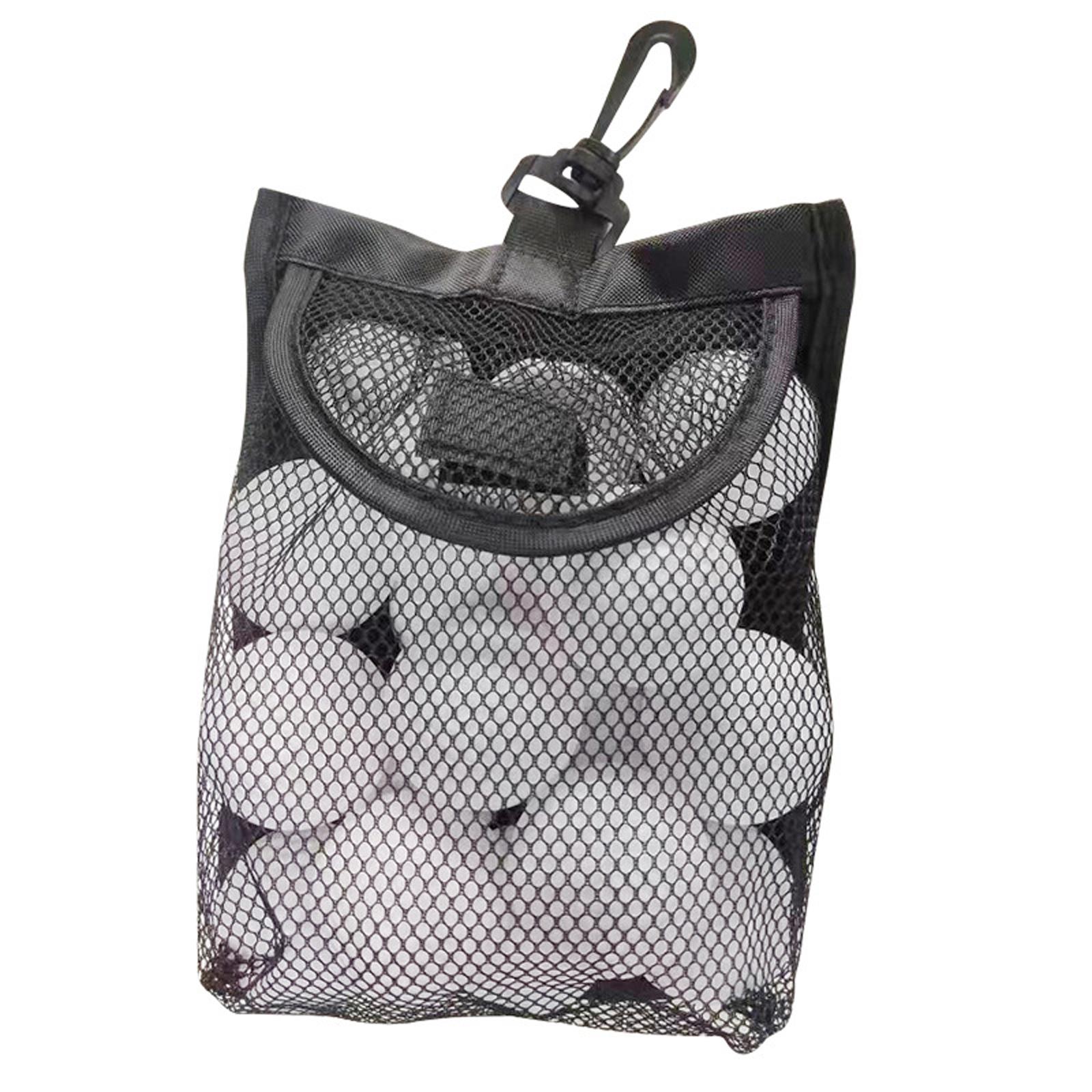 Table Tennis Kit Bag - Mesh Golf Ball Holder Pouch Table