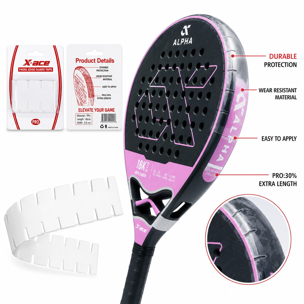 X-ACE Padel Racket Edge Guard  - огляд і ціна Side Tape Racket